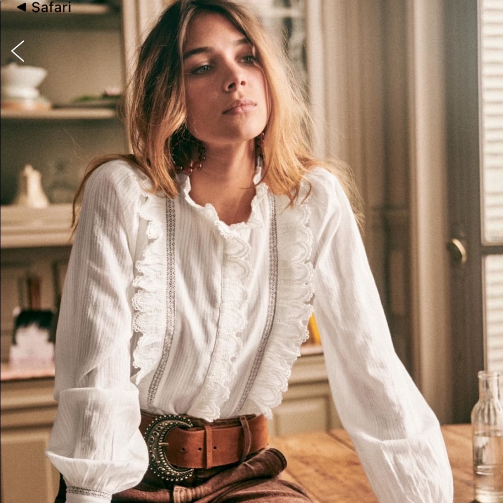 Sézane Marianella Shirt Size 38